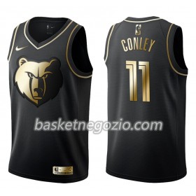Canotte Uomo Memphis Grizzlies Mike Conley 11 Nike Nero Golden Edition Swingman